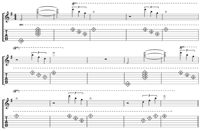 You'll need to place your fingers accurately to get the harmonics to ring out properly.